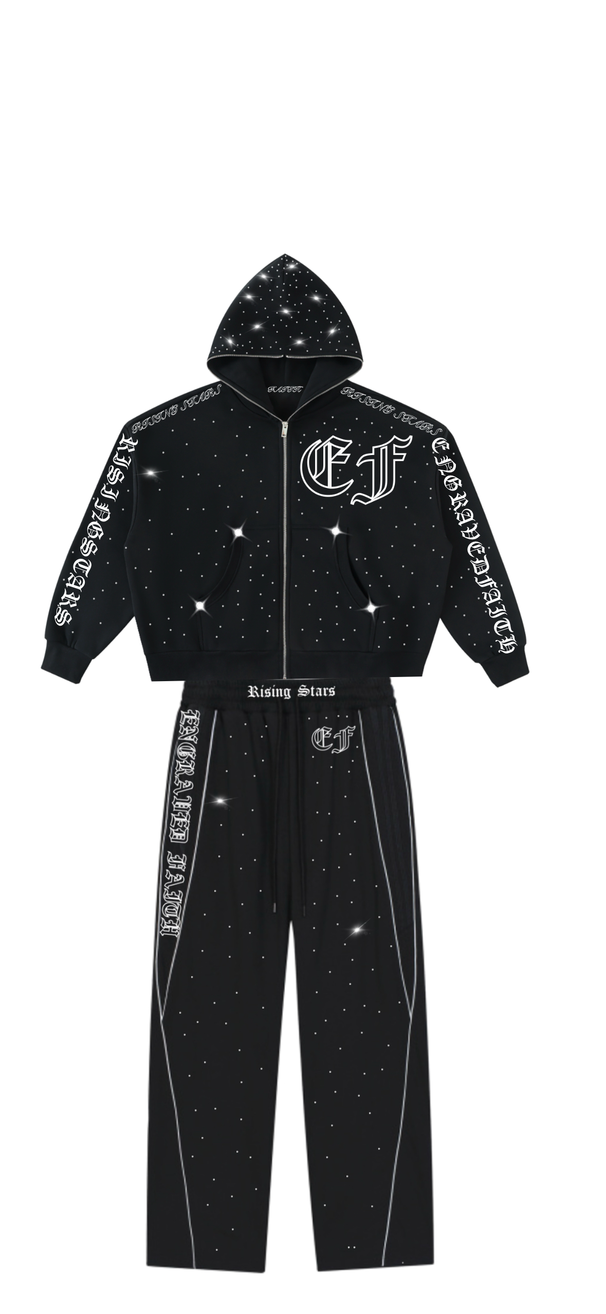 (Pre-Order)Black EF  Sweatsuit