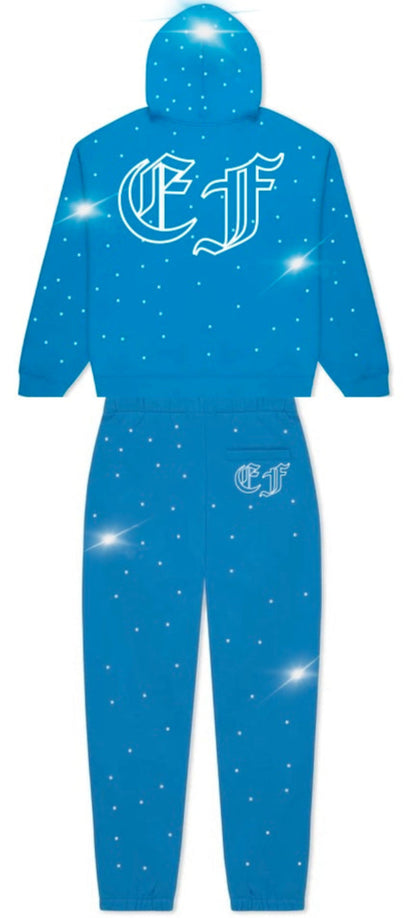 (Pre-Order)Blue EF Sweatsuit