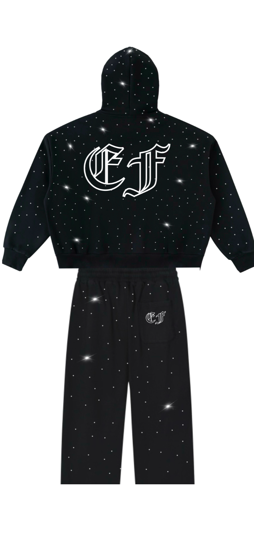 (Pre-Order)Black EF  Sweatsuit