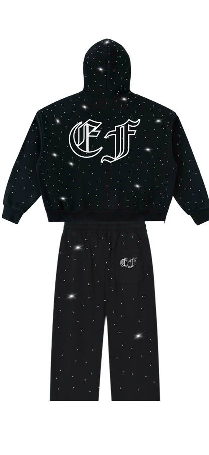 (Pre-Order)Black EF  Sweatsuit