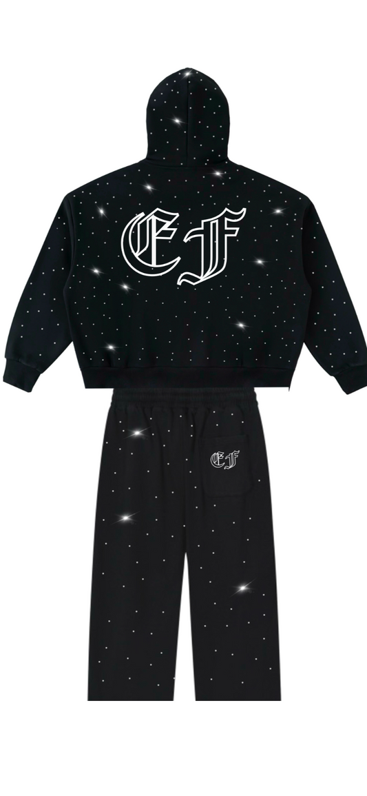 (Pre-Order)Black EF  Sweatsuit