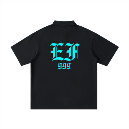Blue 999 Collar Shirt